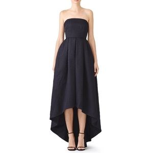 Slate & Willow Strapless High-Low Gown, like new!